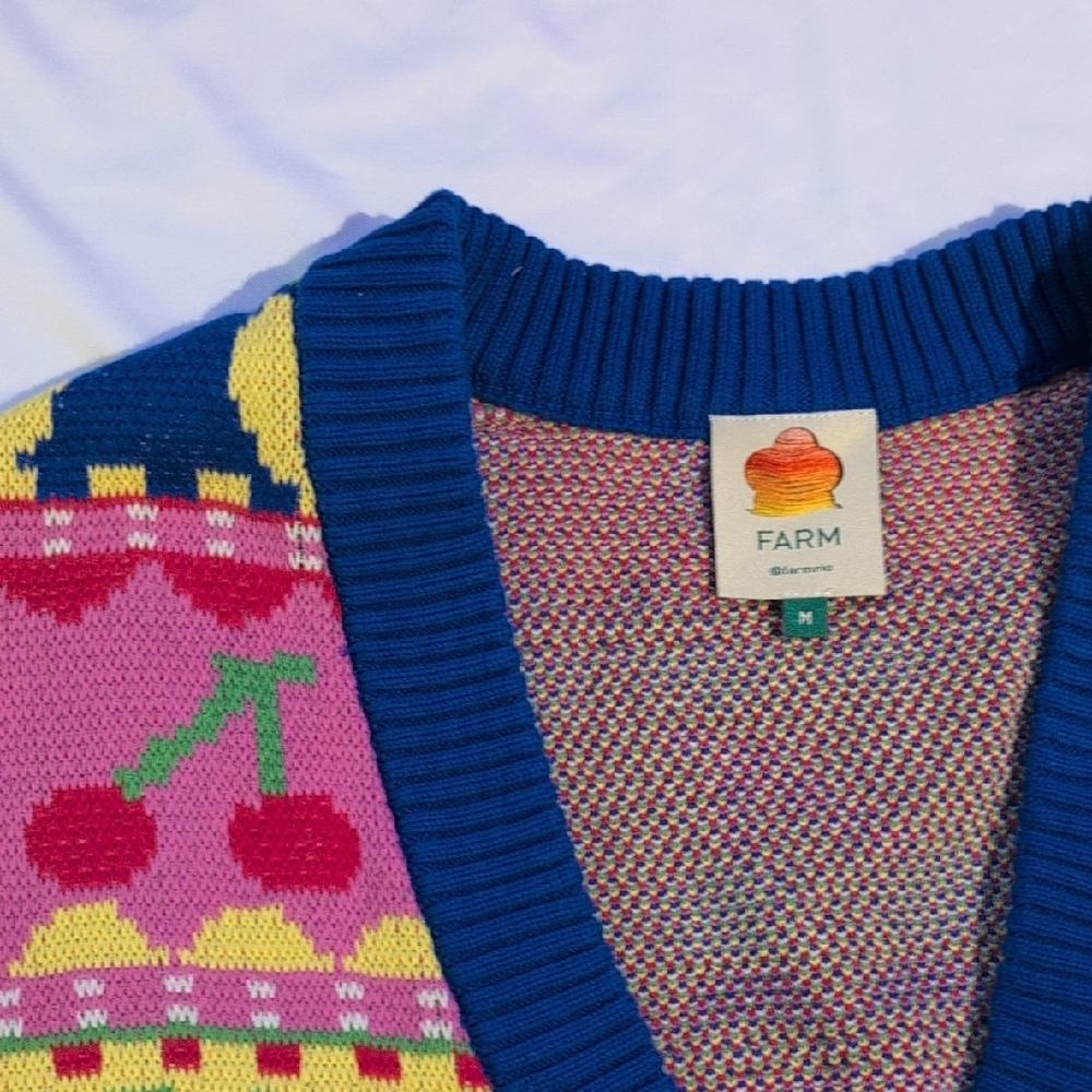 FARM Rio Colorful Patterned Cardigan - Picture 2 of 3
